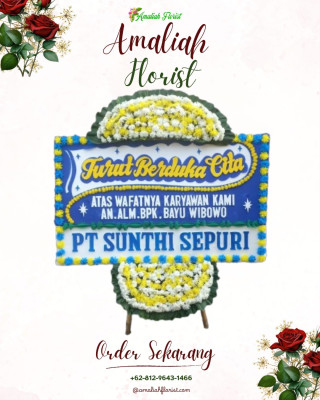 Papan Bunga Duka di Haruyan