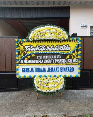 Papan Bunga Duka di Haruyan